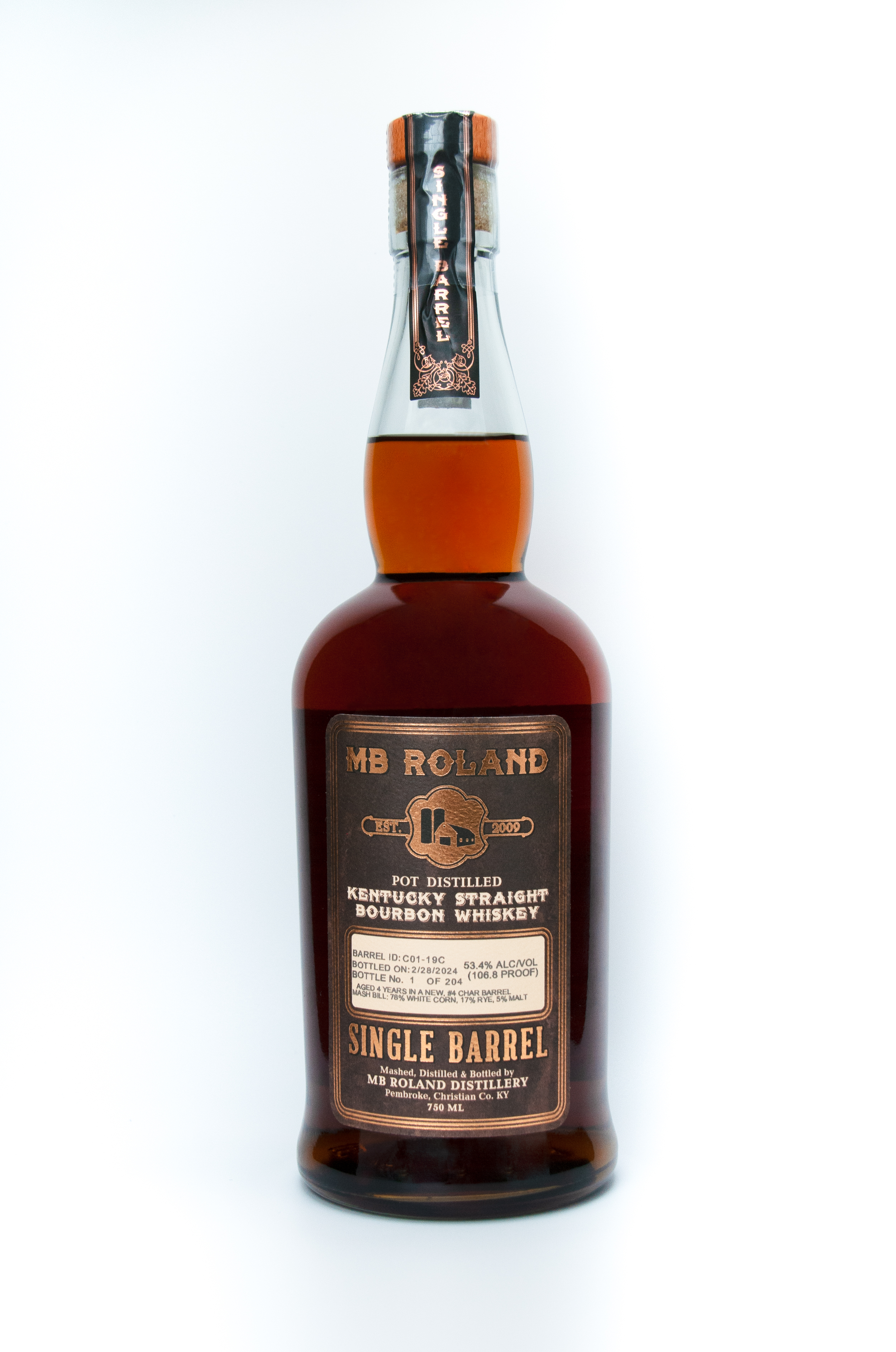 Kentucky Straight Bourbon Whiskey (Single Barrel)